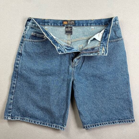 Route 66 Shorts Mens 36x9 Blue Relaxed Fit Denim Streetwear Baggy Skater Y2K - Picture 3 of 12